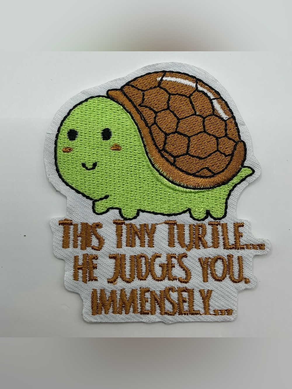 JUDGY TINY TURTLE IRON OR SEW ON PATCH NWOT